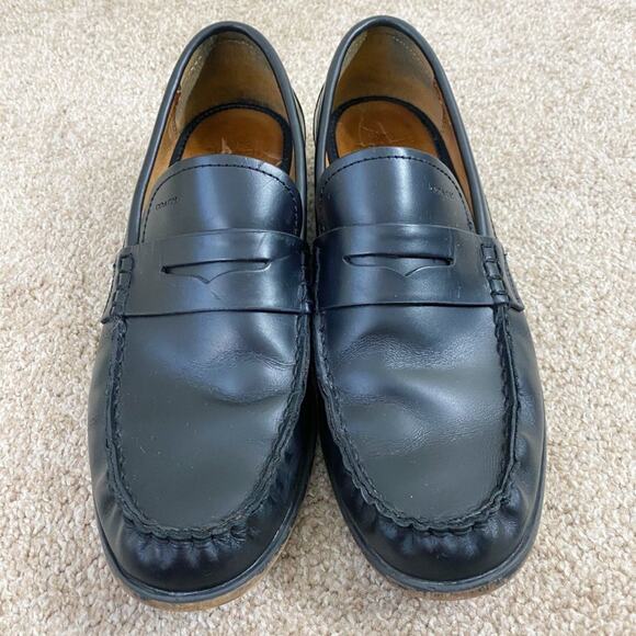 Coach Black Leather Penny Loafers Men's Size 10.5 EUC - Picture 2 of 10